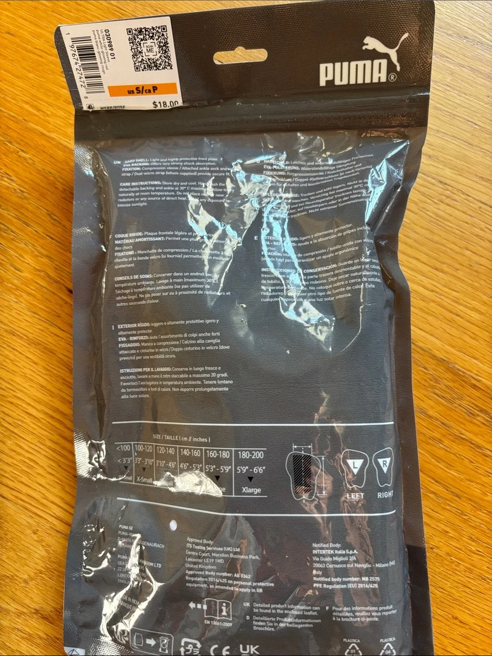 2 Pair for $35. Puma Black and White Shin Guards. NWT